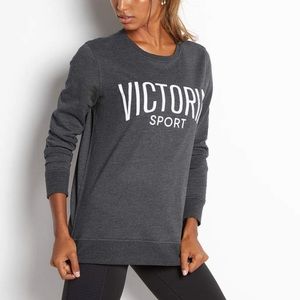 GRAY Victoria sport crew neck sweatshirt size S